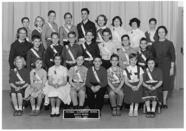 Potomac Elementary School - Safety Patrol - 1961