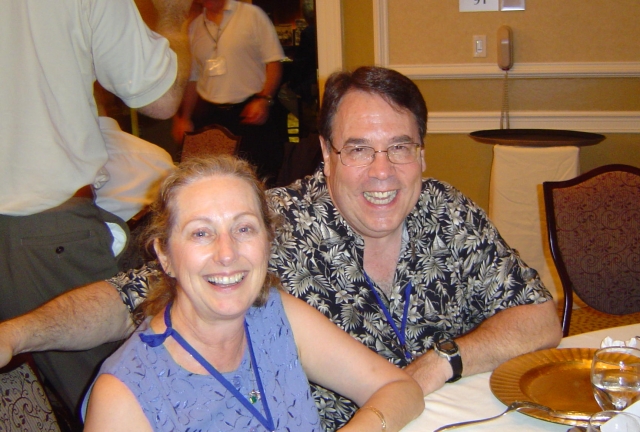 Patti Marks and Phil Jehle at the reunion